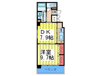 間取図 アルデ－ルヒル内久宝寺