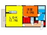 Present Well D-room 1LDKの間取り