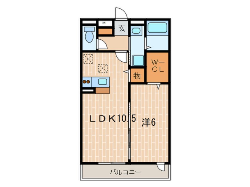 間取図 グランメ－ルタカミ