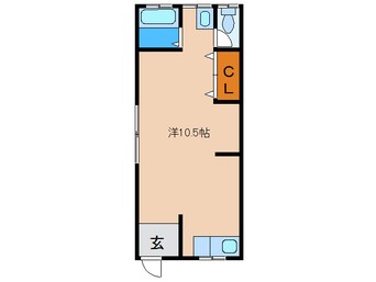 間取図 ジャスト川部Ⅱ
