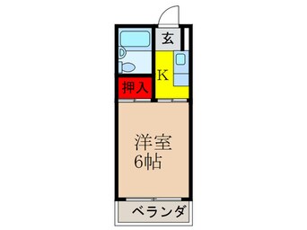 間取図 キ－ウエストクラブ