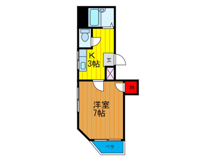 間取図 ニュ－ハイツ桜ＰartⅢ