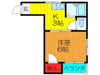 間取図 ニュ－ハイツ桜ＰartⅢ