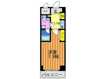 間取図 プラディオ徳庵セレニテ