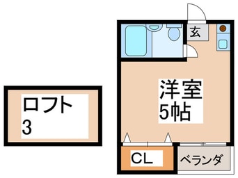 間取図 フォンタルサウス