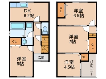 間取図 MAYUMIハウス５１５号館木田元宮