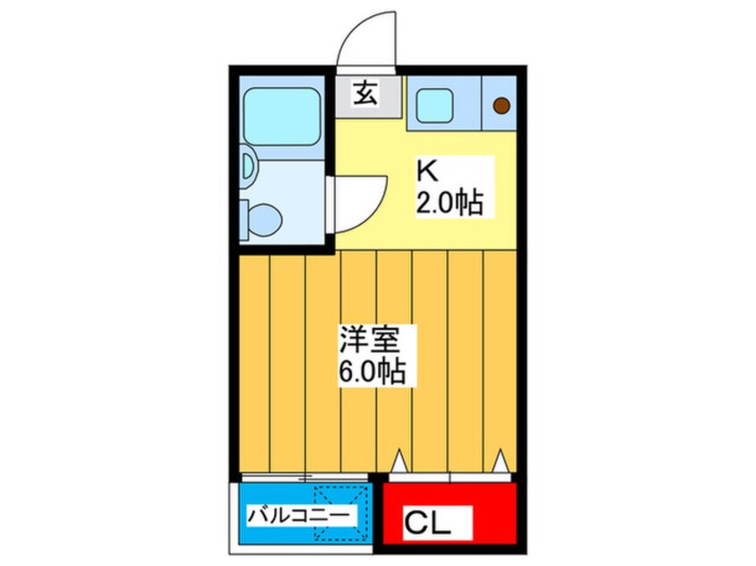 間取図 ラパンジール勝山