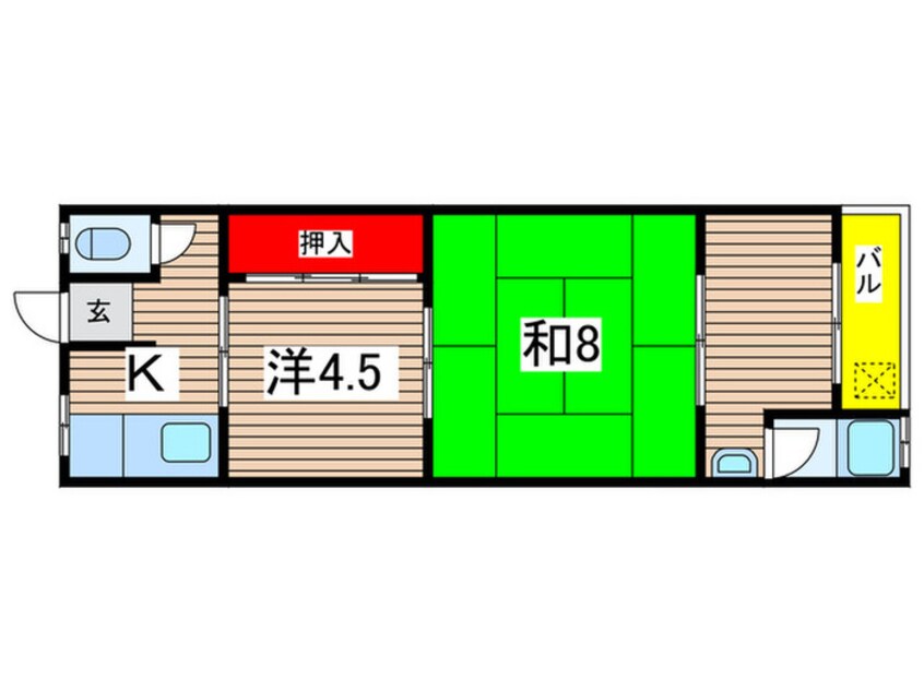 間取図 藤ノ木アパート