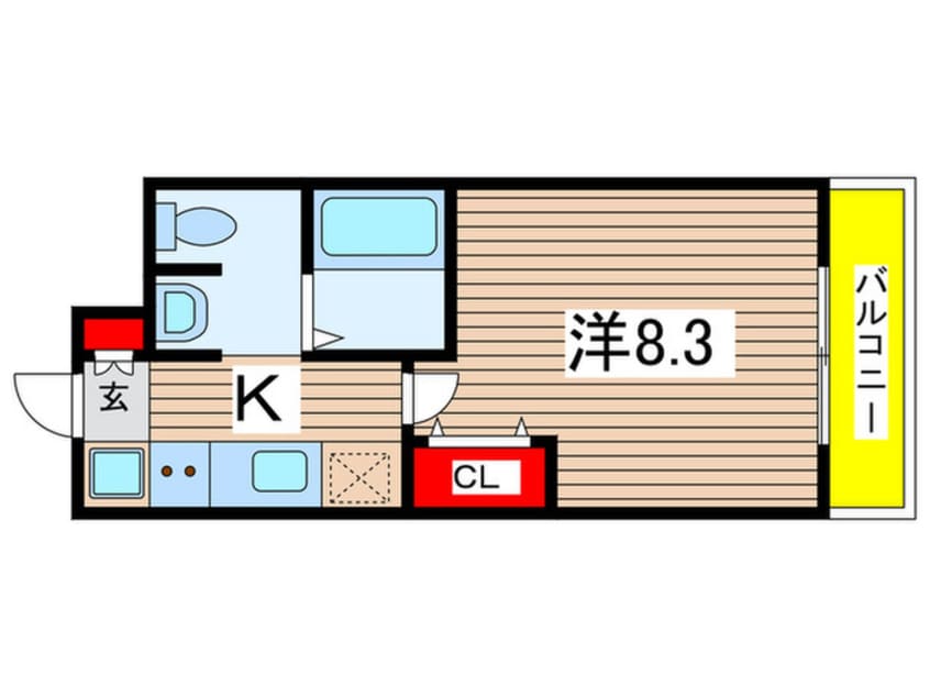 間取図 メルヴェイユ四条