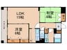 メゾン油小路 2LDKの間取り