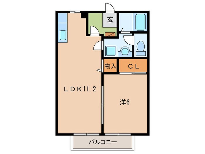 間取り図 イエロ－ヒルズＤ棟