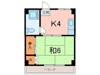 間取図 ドミトリ－本山