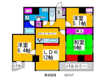 間取図 キャナルコート神田