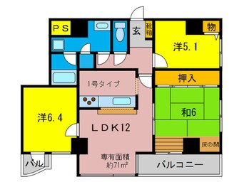 間取図 キャナルコート神田