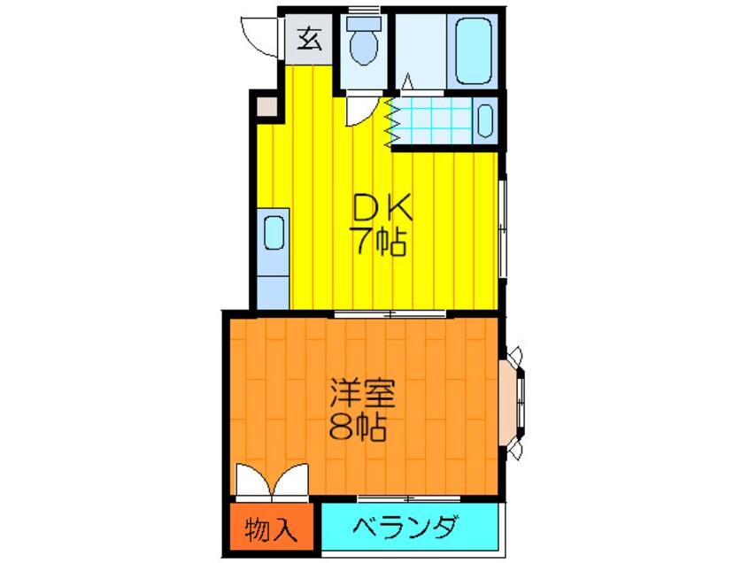 間取図 メゾンドハルカ