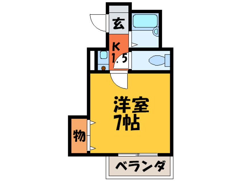 間取図 コスモスヴィラ済藤