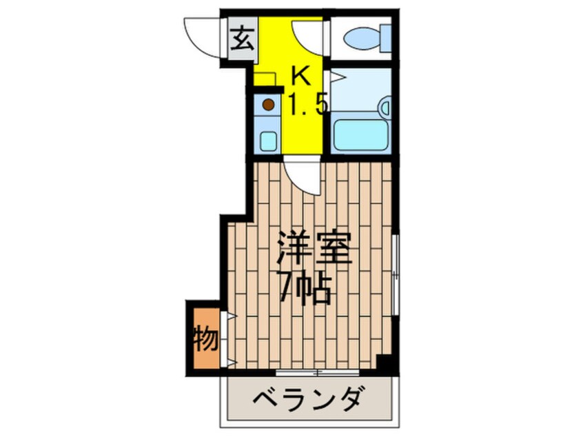 間取図 コスモスヴィラ済藤