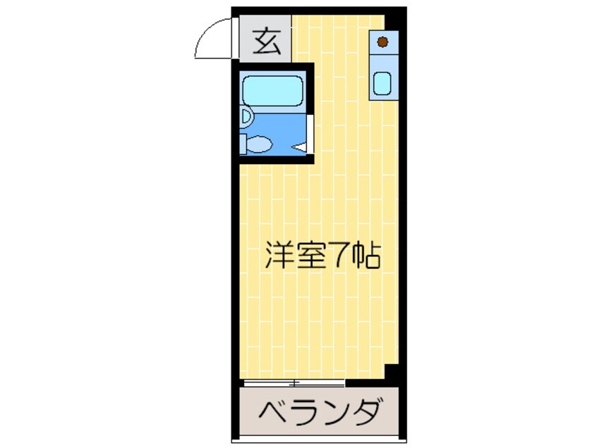 間取図 ハイツ南の風