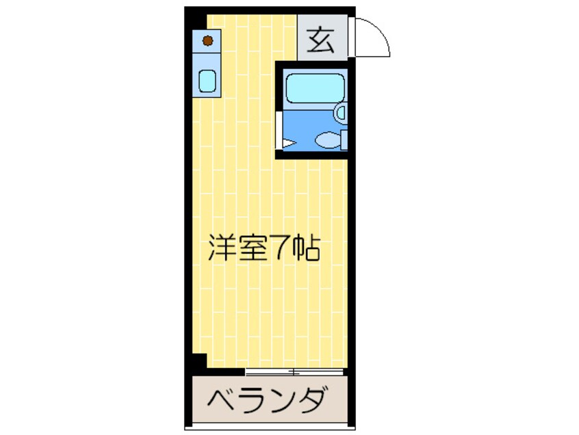 間取図 ハイツ南の風