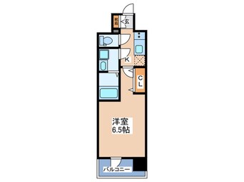 間取図 ｴｽﾘｰﾄﾞﾚｼﾞﾃﾞﾝｽ大阪難波