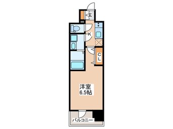 間取図 ｴｽﾘｰﾄﾞﾚｼﾞﾃﾞﾝｽ大阪難波