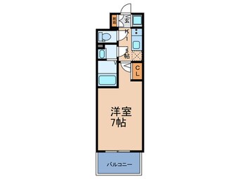 間取図 ｴｽﾘｰﾄﾞﾚｼﾞﾃﾞﾝｽ大阪難波