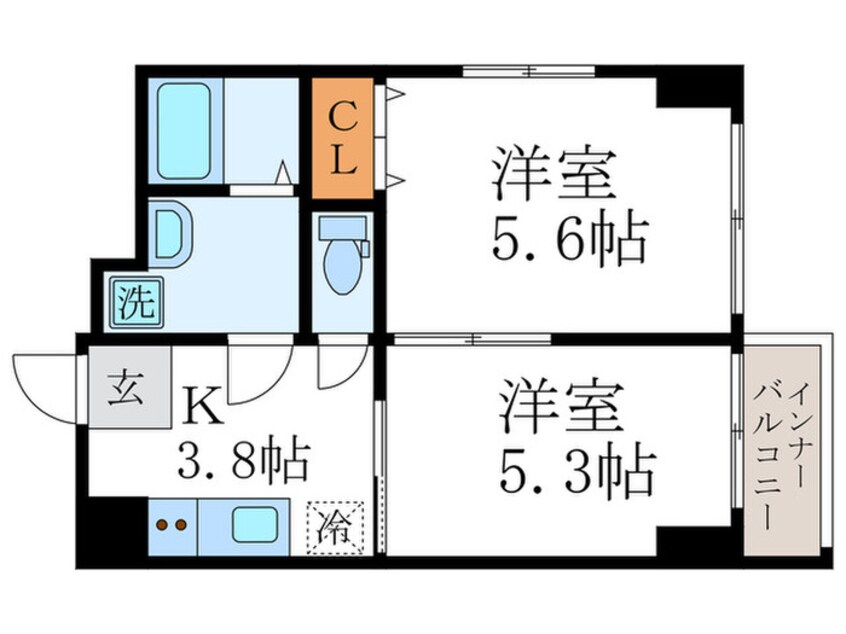 間取図 聖護院アパルトメント