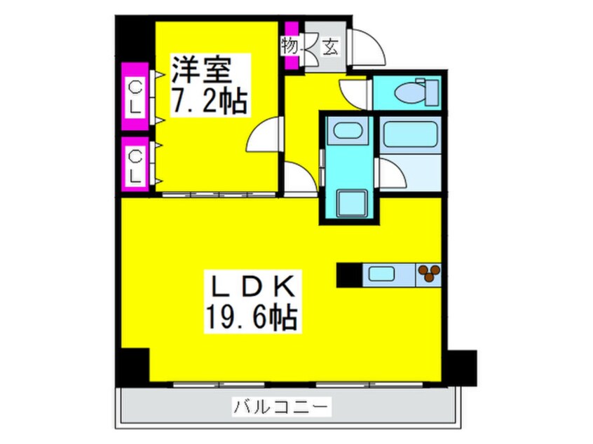 間取図 セントラル堺東