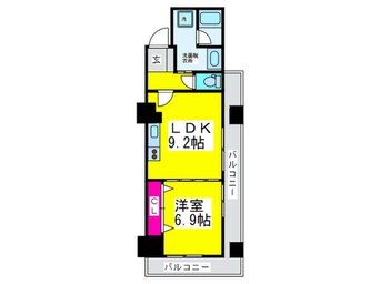 間取図 セントラル堺東