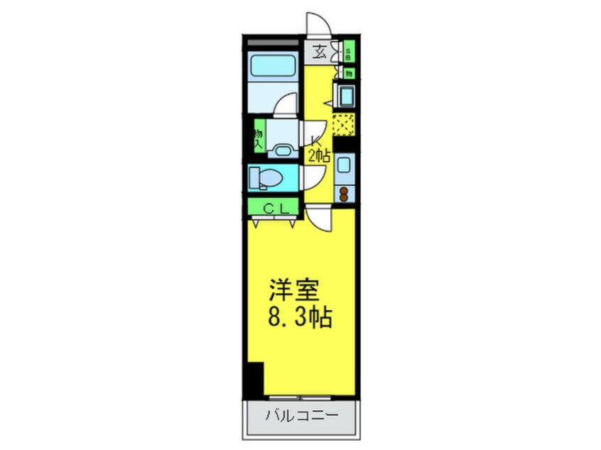 間取図 セントラル堺東