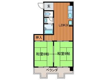 間取図 サンシャイン淀