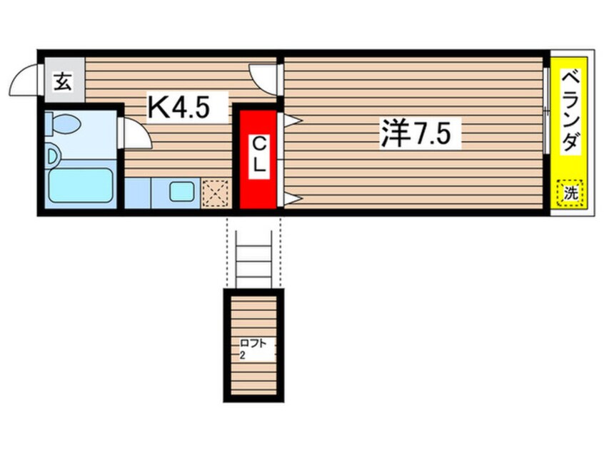 間取図 コーポ未麗妙心寺