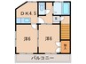 フルヤ 2DKの間取り