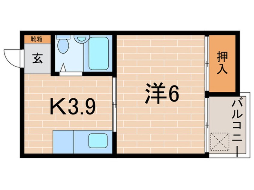 間取図 ワンケイ足立