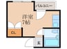 未麗　仁和寺 1Rの間取り