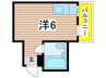未麗　仁和寺 1Rの間取り