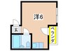 未麗　仁和寺 1Rの間取り