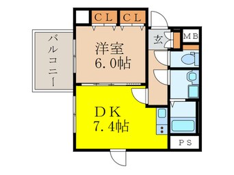 間取図 オクトレーベン新大阪