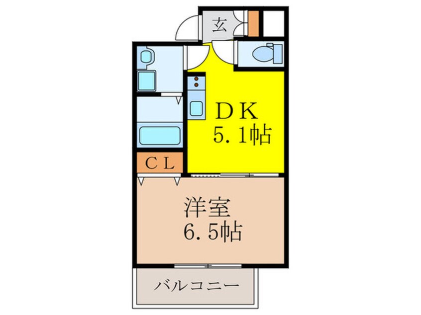 間取図 オクトレーベン新大阪