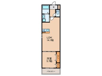 間取図 仮)フジパレス池浦町４丁目B棟