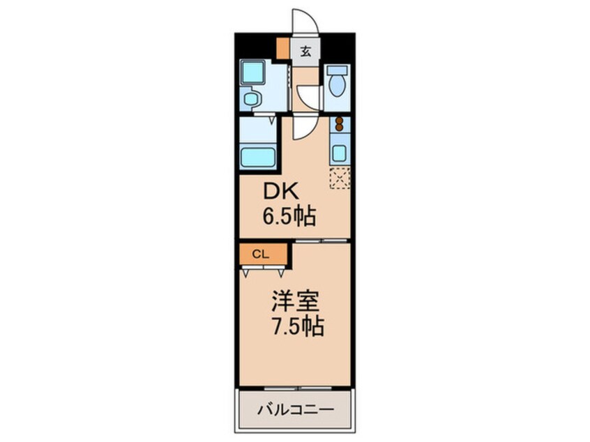 間取図 メゾンバイタルＢ棟