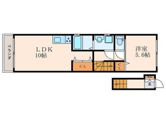 間取図 アルカサール西高田