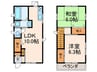 中嶋貸家 2LDKの間取り