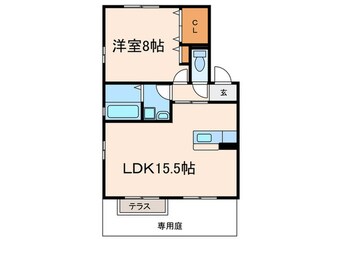 間取図 トワヴェ－ルⅠ