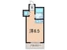 パインハイツ 1Rの間取り