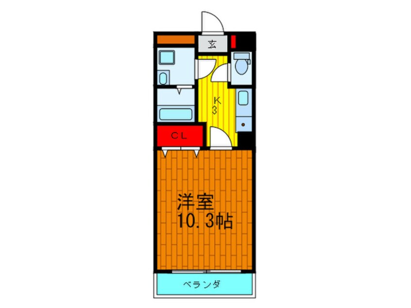 間取図 コンフォール柳田