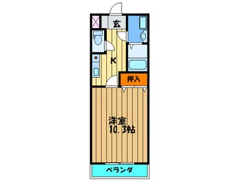 間取図 コンフォール柳田