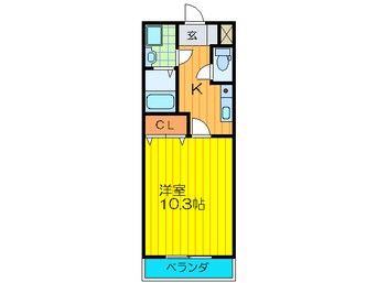 間取図 コンフォール柳田