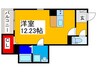 F+style 狭山・池尻中 1号館 1Rの間取り
