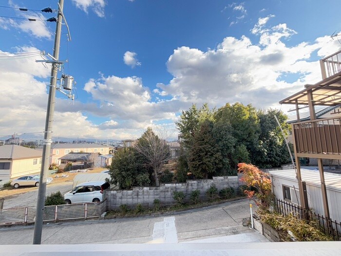 室内からの展望 F+style 狭山・池尻中 1号館